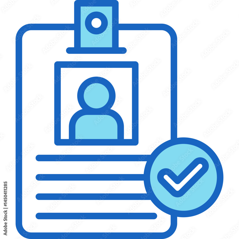 Obraz premium Identity Verification Icon