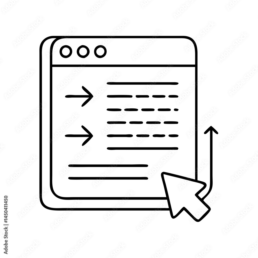 page scrolling icon, page scrolling line art - simple line art of page scrolling, perfect for page scrolling logos and icons page scrolling icon, page scrolling line art - simple line art of page scrolling, perfect for page scrolling logos and icons