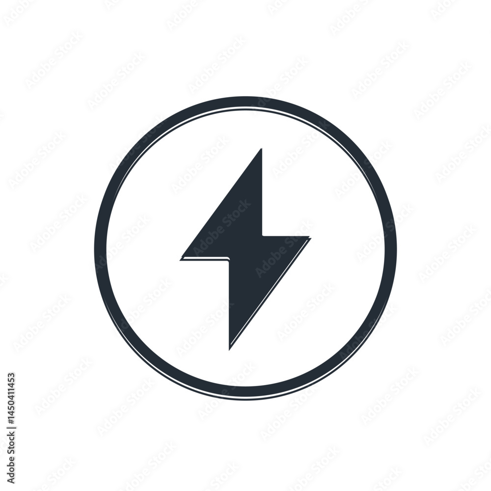 Black Lightning bolt icon isolated on white background. Flash sign. Charge flash icon. Thunder bolt. Lighting strike. Vector Black Lightning bolt icon isolated on white background. Flash sign. Charge flash icon. Thunder bolt. Lighting strike. Vector