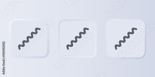 Grey Virus icon isolated on grey background. Corona virus 2019-nCoV. Bacteria and germs, cell cancer, microbe, fungi. Set icons in square buttons. Vector