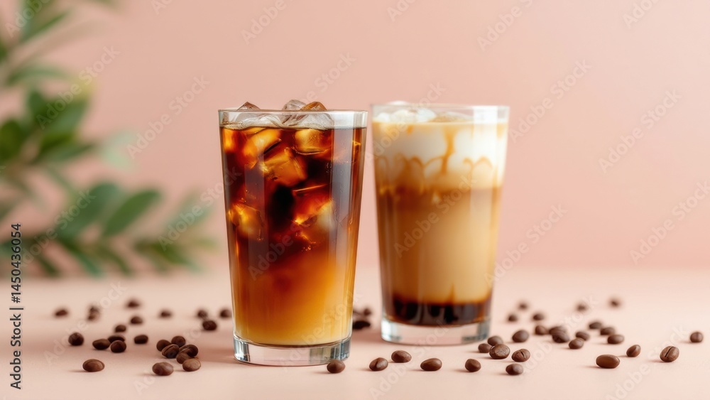 iced coffee milk background iced coffee milk background