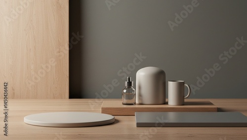 Wallpaper Mural modern kitchen sink and table Torontodigital.ca