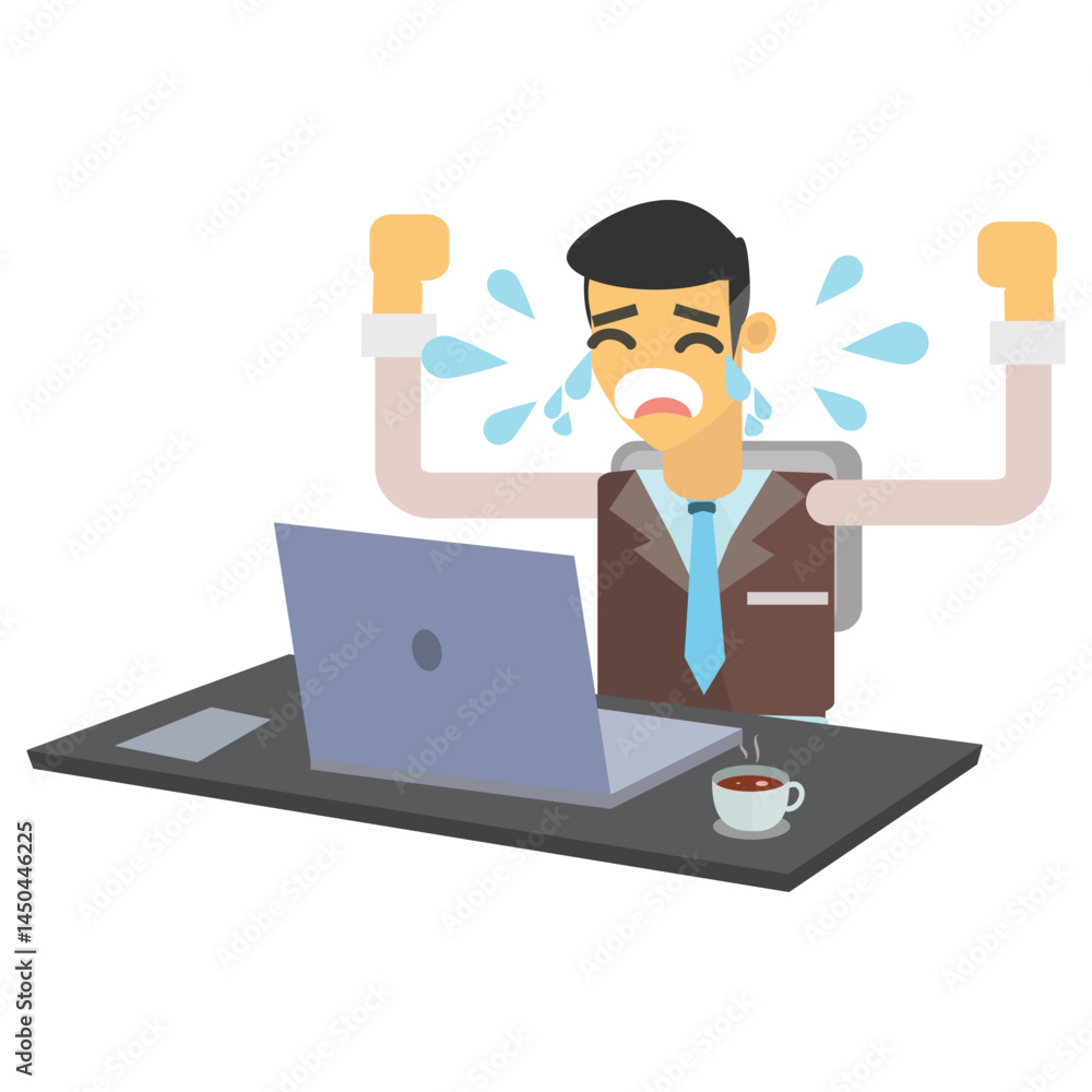 Businessman With Laptop Businessman With Laptop