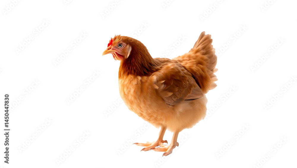 Fototapeta premium chicken isolated on white transparent background