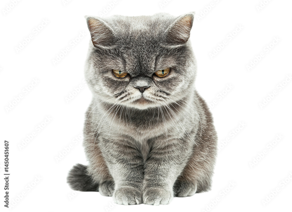 Obraz premium Cat being grumpy