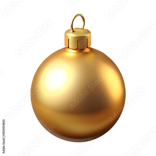 Golden Christmas Ornament Icon