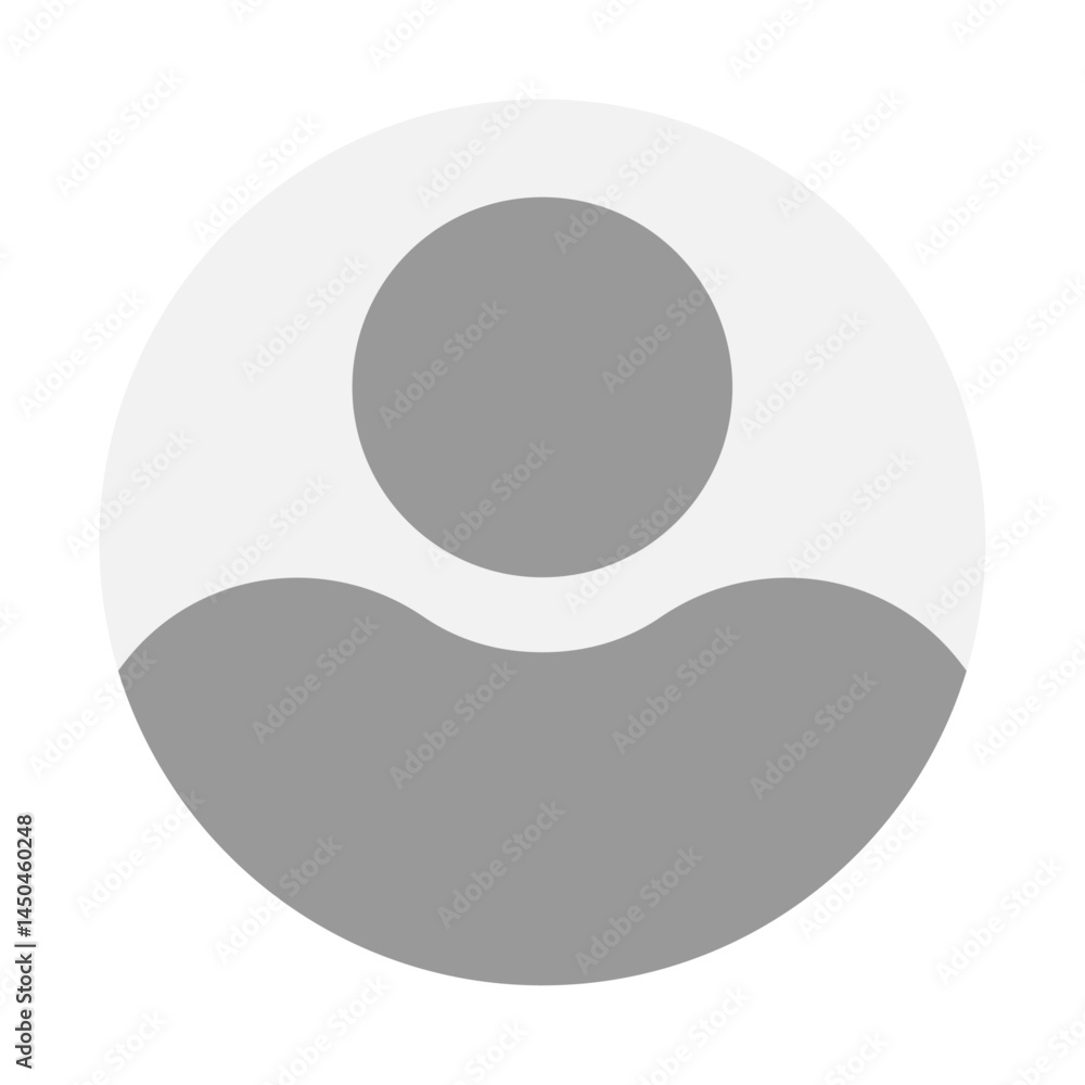 Vector flat illustration in grayscale. Avatar, user profile, person icon, gender neutral silhouette, profile picture. Suitable for social media profiles, icons, screensavers and as a template. Vector flat illustration in grayscale. Avatar, user profile, person icon, gender neutral silhouette, profile picture. Suitable for social media profiles, icons, screensavers and as a template.