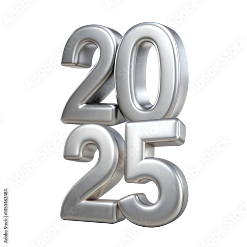 2025 3d silver numbers