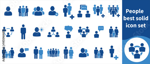 Best Solid Icon Set of People, Illustration, Single, People, Filled, Black, Business, Human, People, Vector, Design, Flat, Best, Isolated, Icon, Concept, Person, Background, Solid and more