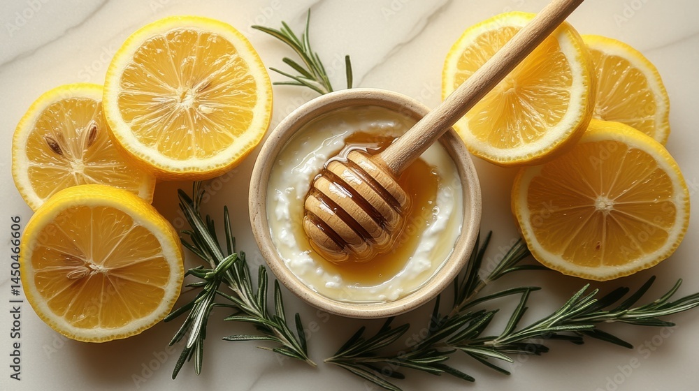 Honey, lemon, and rosemary: natural beauty ingredients Honey, lemon, and rosemary: natural beauty ingredients