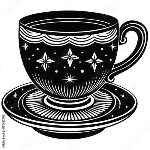 cup of tea with saucer