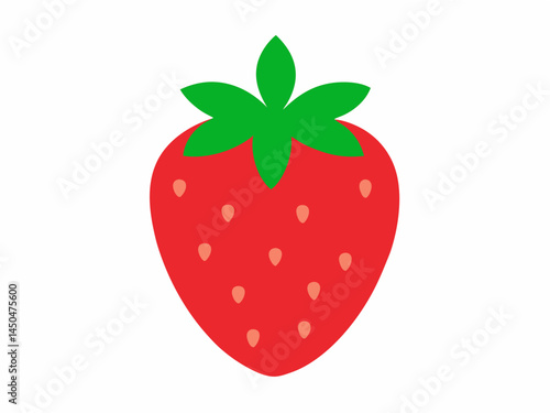 strawberry in doodle style, strawberry  vector illustration.