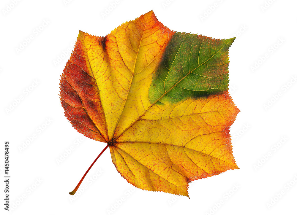 Fototapeta premium Fallende Herbstbltter