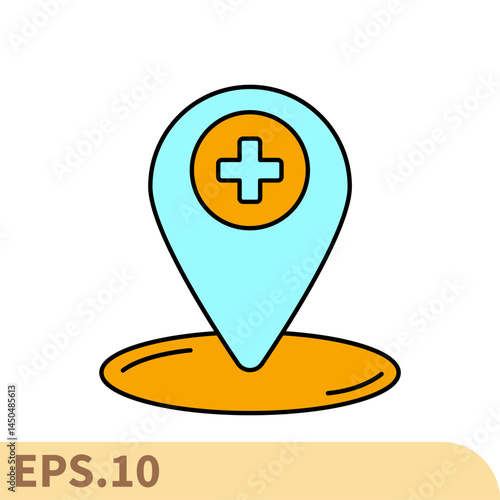 location icons  symbol vector elements for infographic web