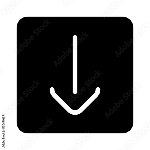 arrow glyph icon