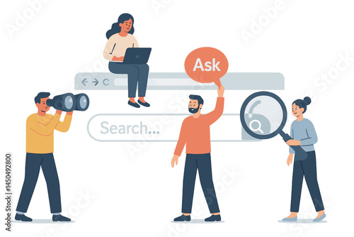 Engaging in online inquiry with diverse individuals using digital tools in a creative workspace