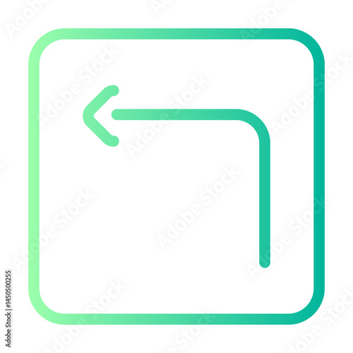 right gradient icon