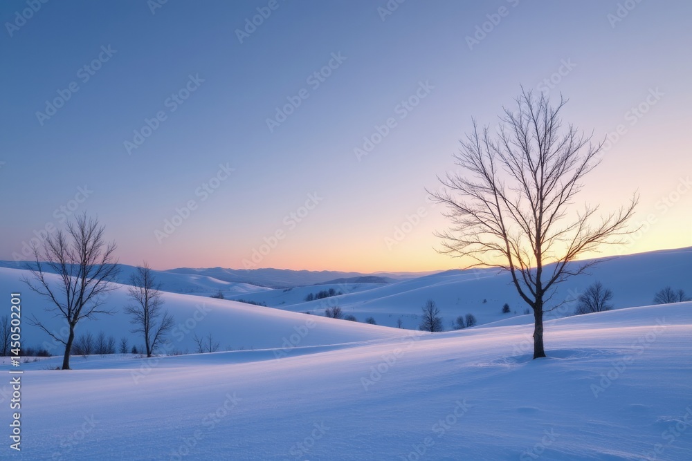 Winter Landscape at Dawn Winter Landscape at Dawn
