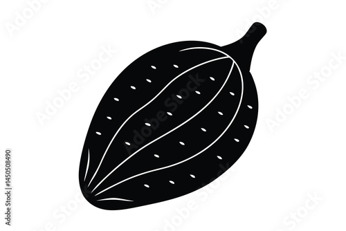 Taro Vegetable Vector Illustration Isolated on White Background

