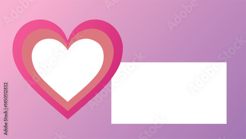 Hearts frame background love valentine wedding , Mother's day card, women day card romantic clean