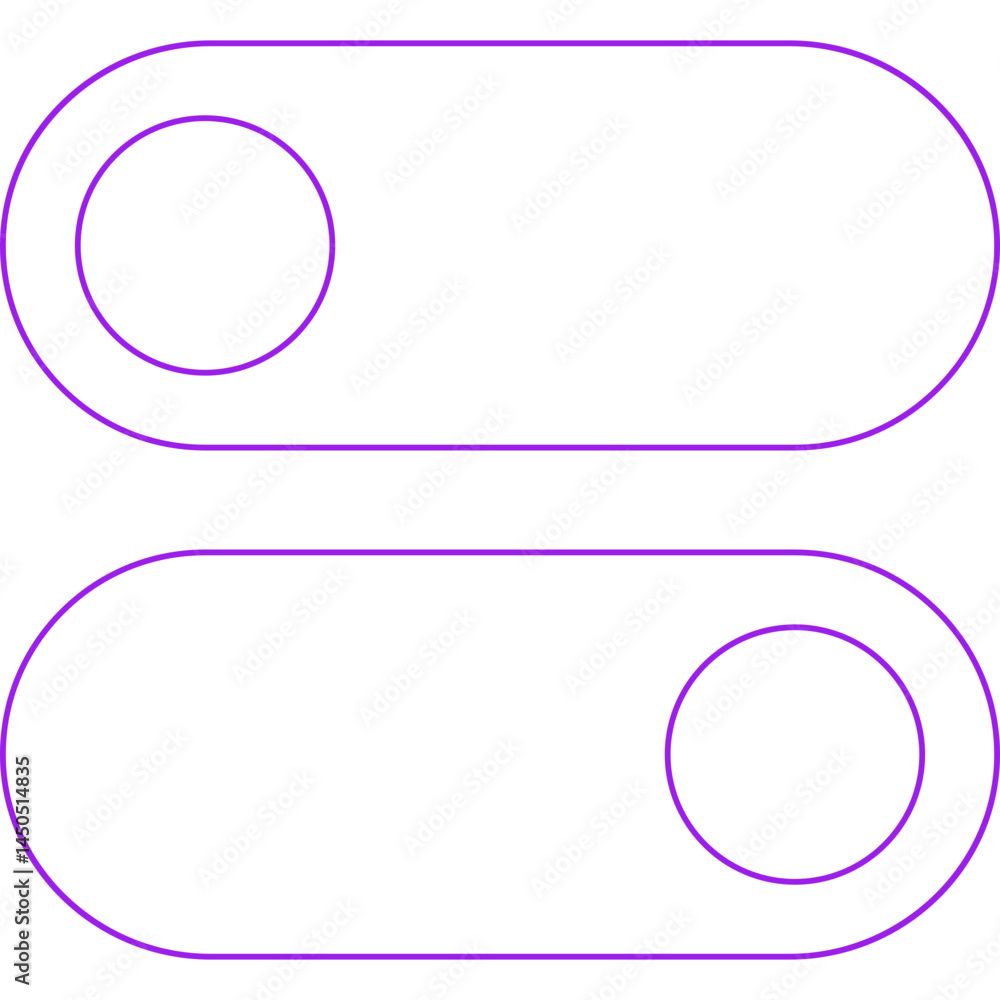 On off button icon single vector illustration On off button icon single vector illustration