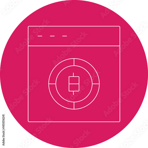 Terminal 1 icon single vector illustration
