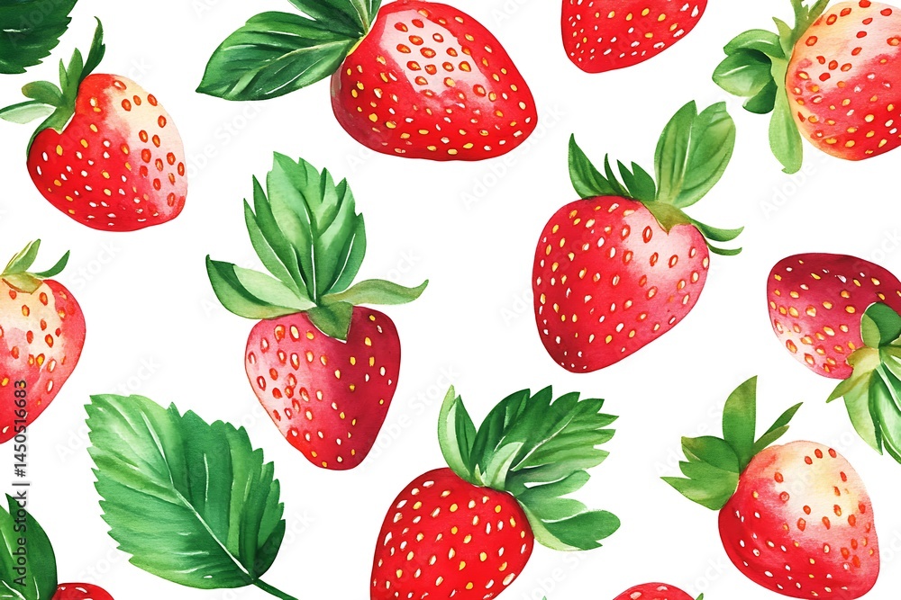 Strawberries with leaves on white background Strawberries with leaves on white background