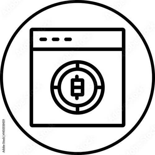 Terminal 1 icon single vector illustration