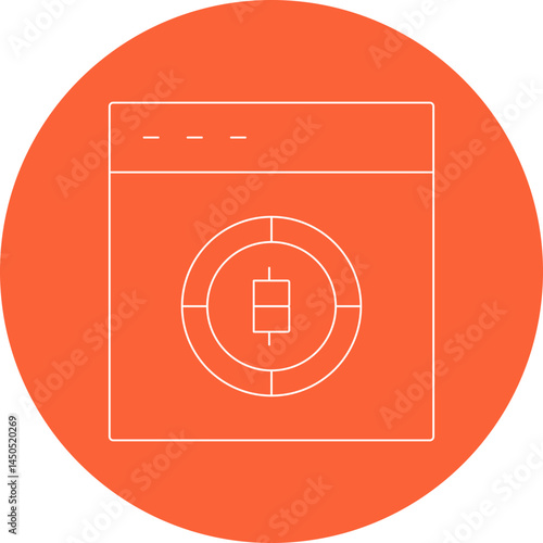 Terminal 1 icon single vector illustration