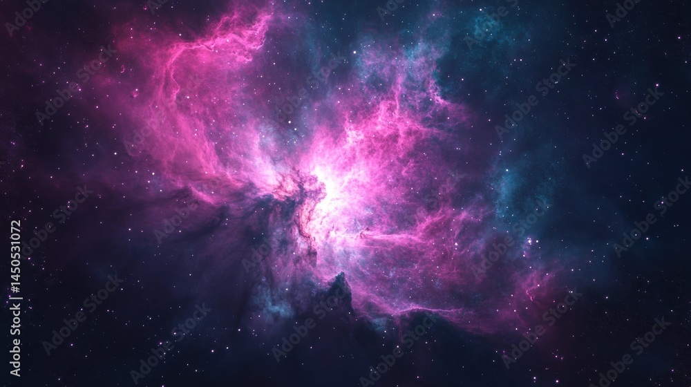 Colorful celestial nebulae swirling in deep space. Colorful celestial nebulae swirling in deep space.