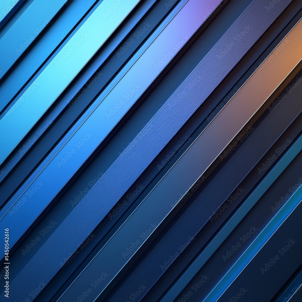 Obraz premium Abstract Diagonal Gradient Color Strips