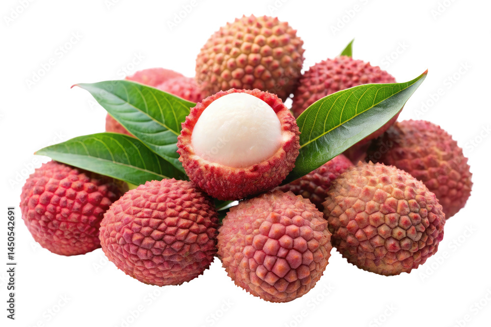 A collection of lychee A collection of lychee