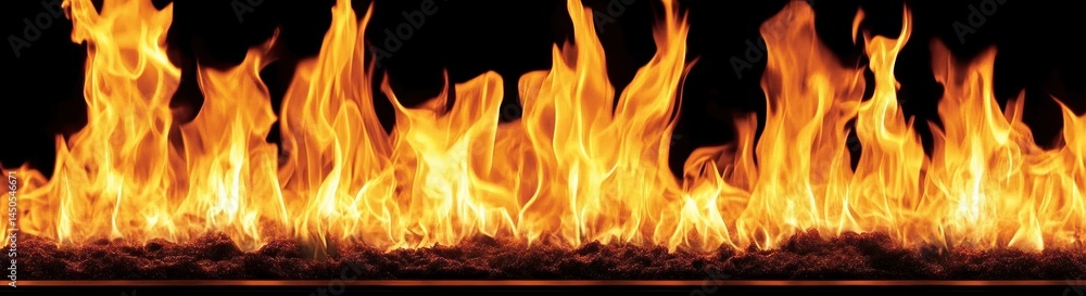 Fiery Flames Burning Bright Fiery Flames Burning Bright