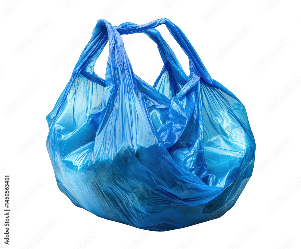 Fototapeta premium Disposing plastic waste urban environment recycling concept isolated on transparent background