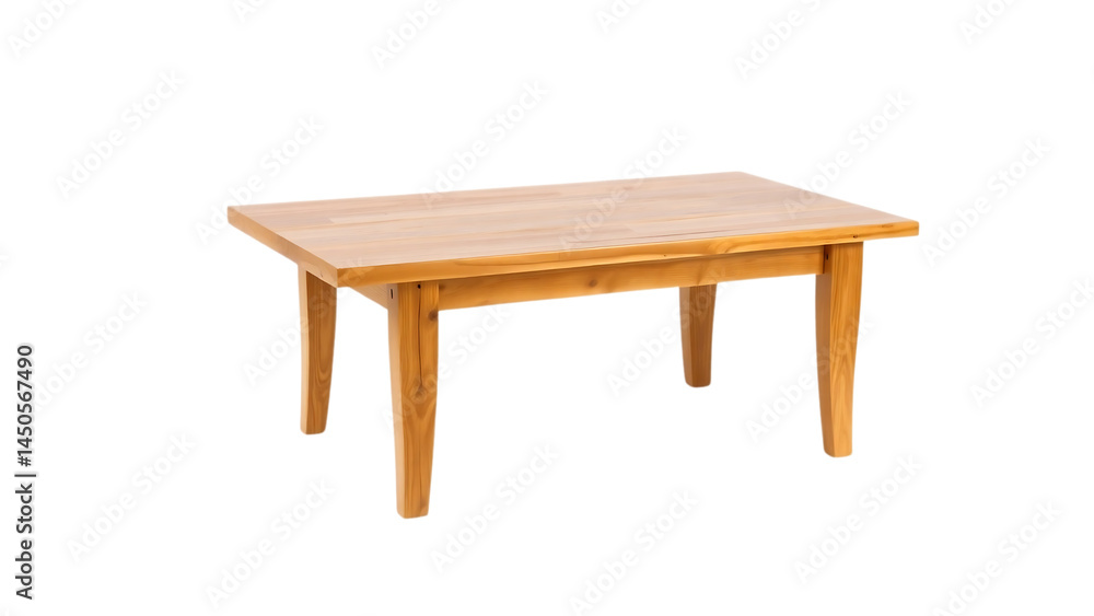 Simple Rectangular Light Wood Coffee Table Isolated On Black Backdrop Simple Rectangular Light Wood Coffee Table Isolated On Black Backdrop