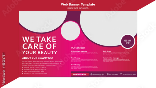 Beauty Services Template for Web