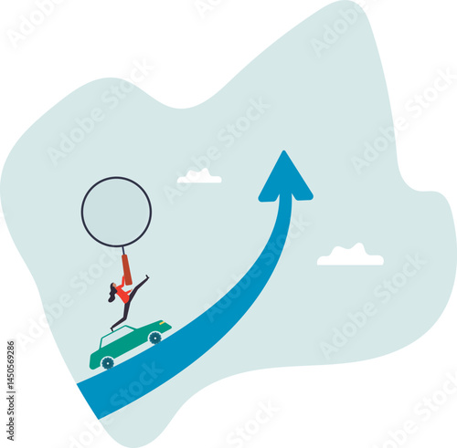 Data driven marketing using technology information to drive sell or advertising campaign,character for design.