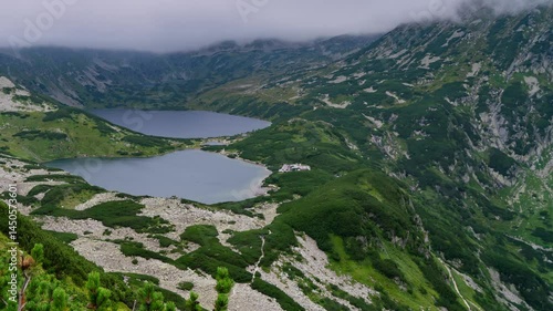 Poland's Tranquil Tatra Landscape: Summer Clouds Timelapse