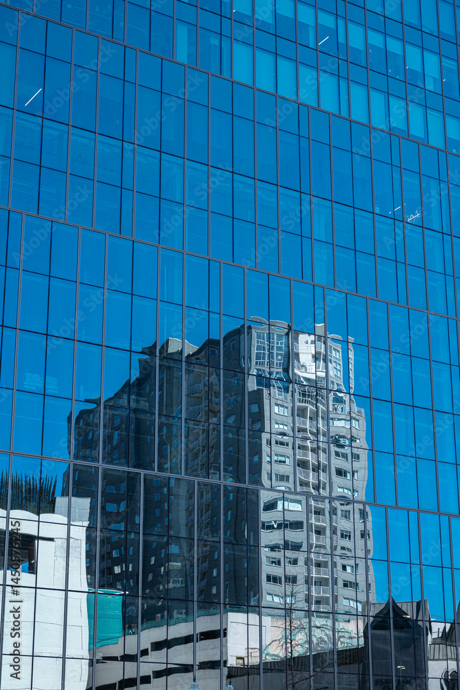 Reflection of a Skyscraper in Windows