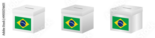 Election in the Brazil. Election Concept. Vector Illustration.