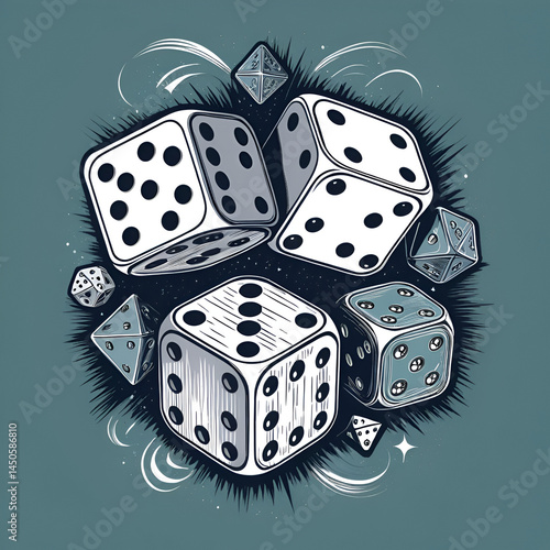 dice shirt design
