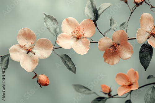 A soft and delicate backgro...