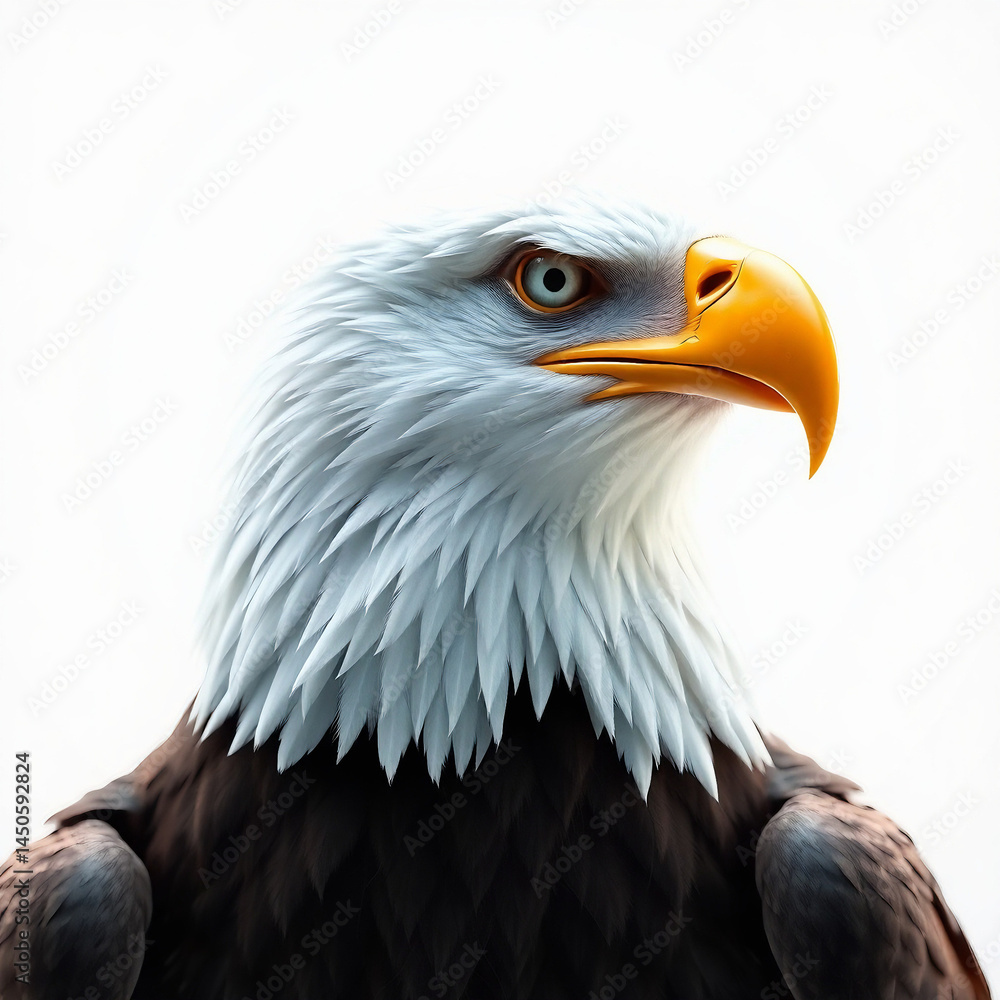 Fototapeta premium Fierce Beauty: An Eagle's Showcase