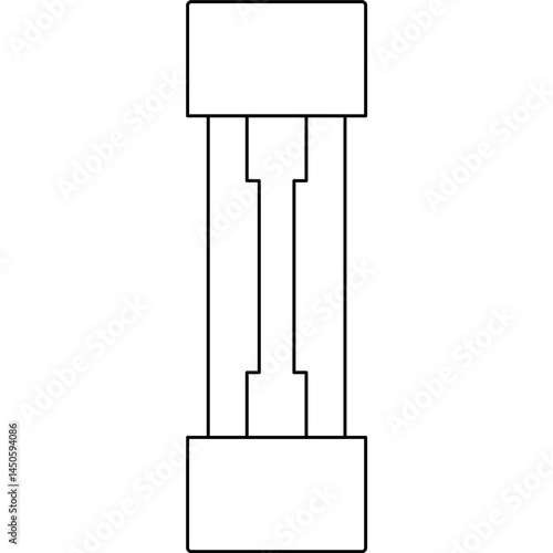 Electrode icon single vector illustration
