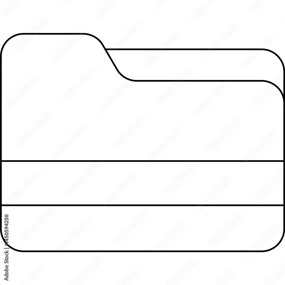 Folder icon single vector illustration Folder icon single vector illustration