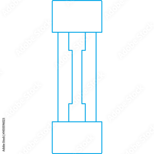 Electrode icon single vector illustration