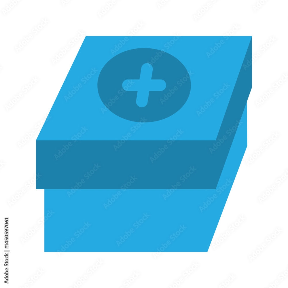 Fototapeta premium First aid tool icon design template