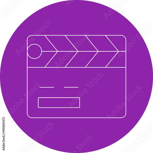 Media icon single vector illustration