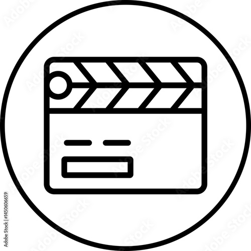 Media icon single vector illustration