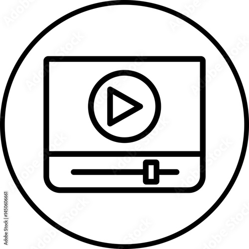 Media 1 icon single vector illustration